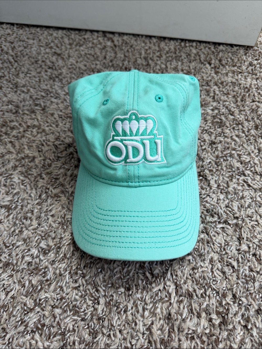 The Game Mint Green ODU Embroidered Baseball Hat